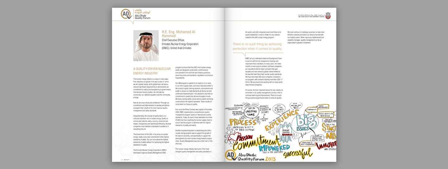 ABU DHABI QUALITY FORUM 2014 REPORT